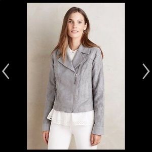 Anthropologie hei hei vegan suede jacket